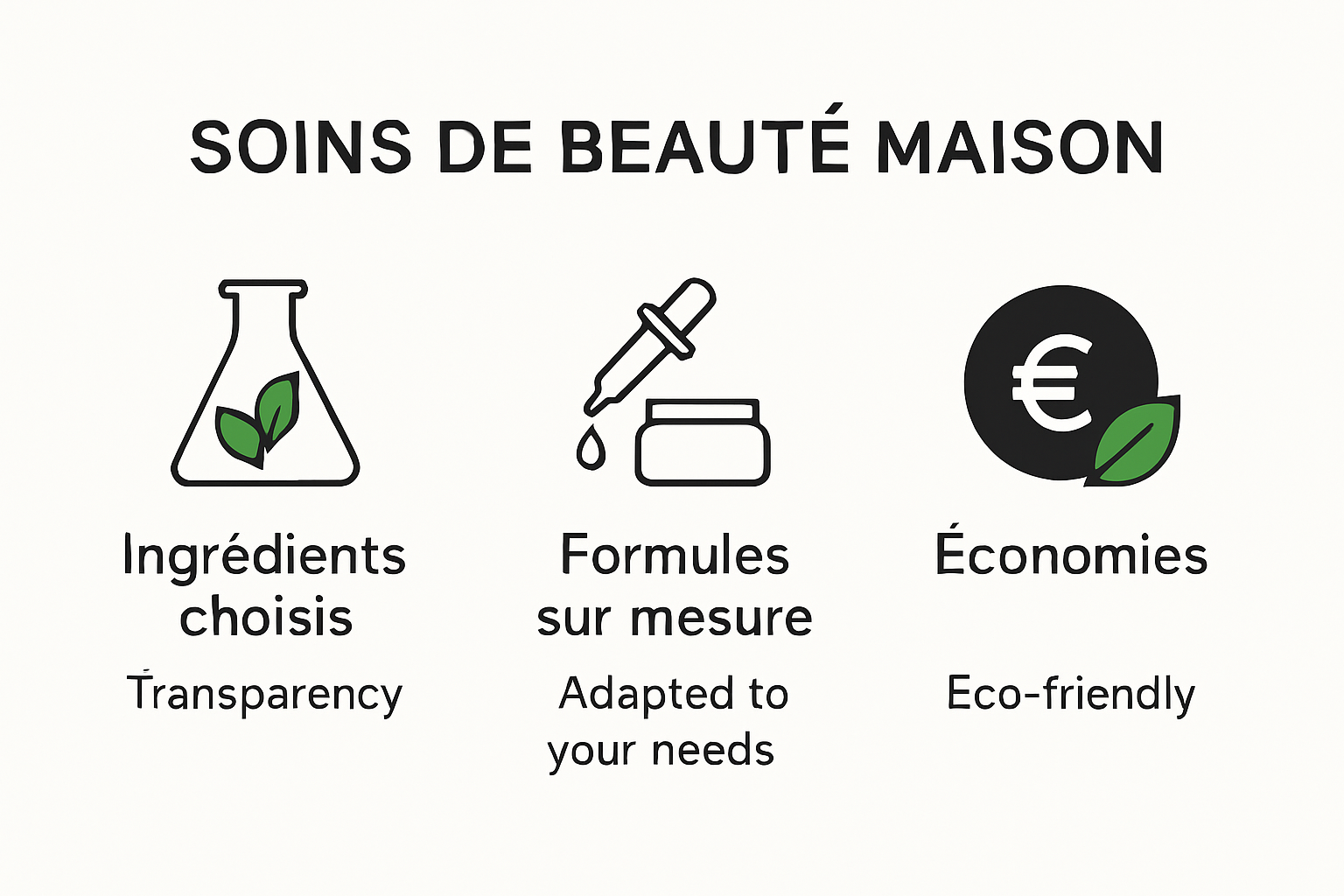 Infographie : les bienfaits d’une routine beauté faite maison
