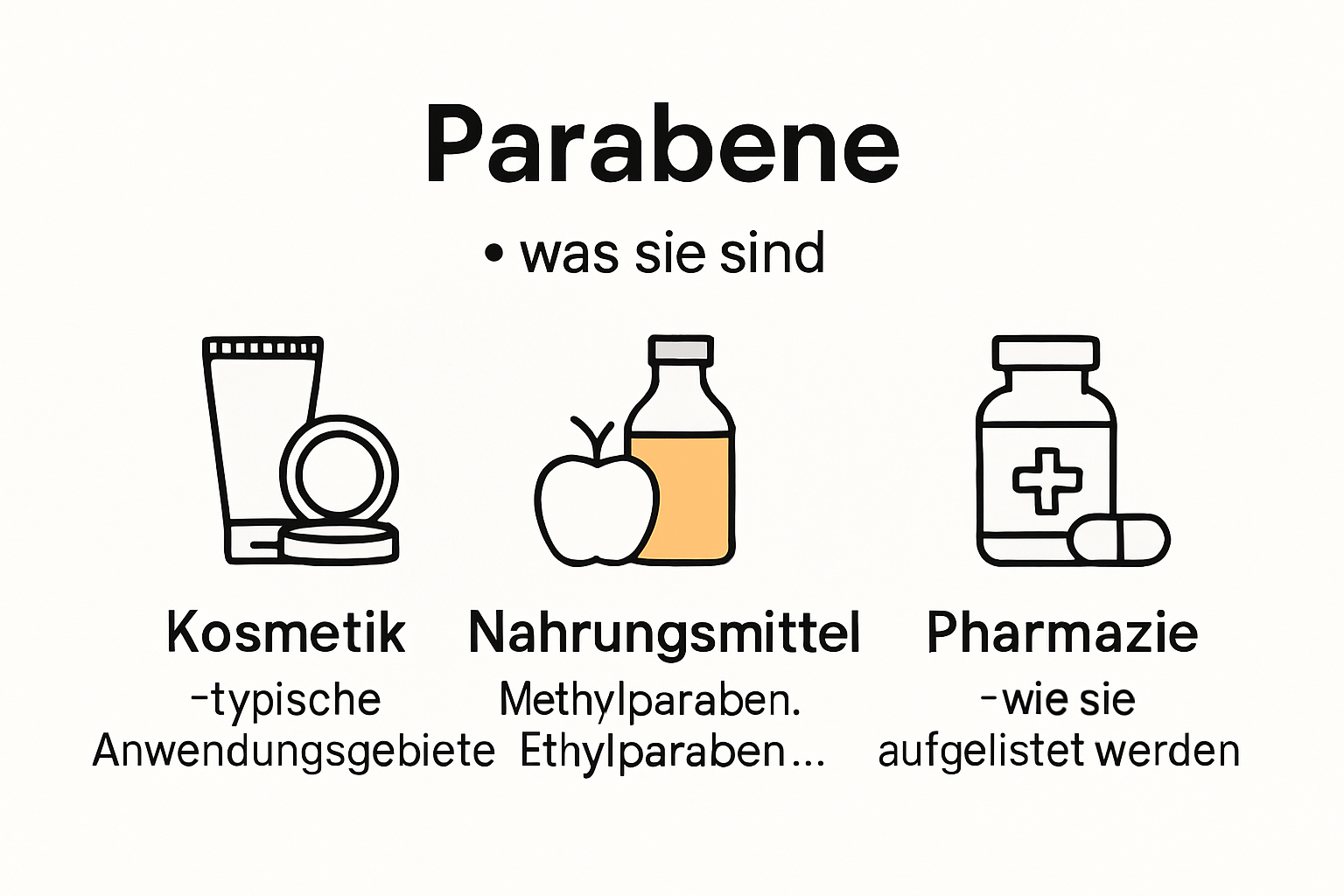 Infografik: Was sind Parabene und wo werden sie verwendet?