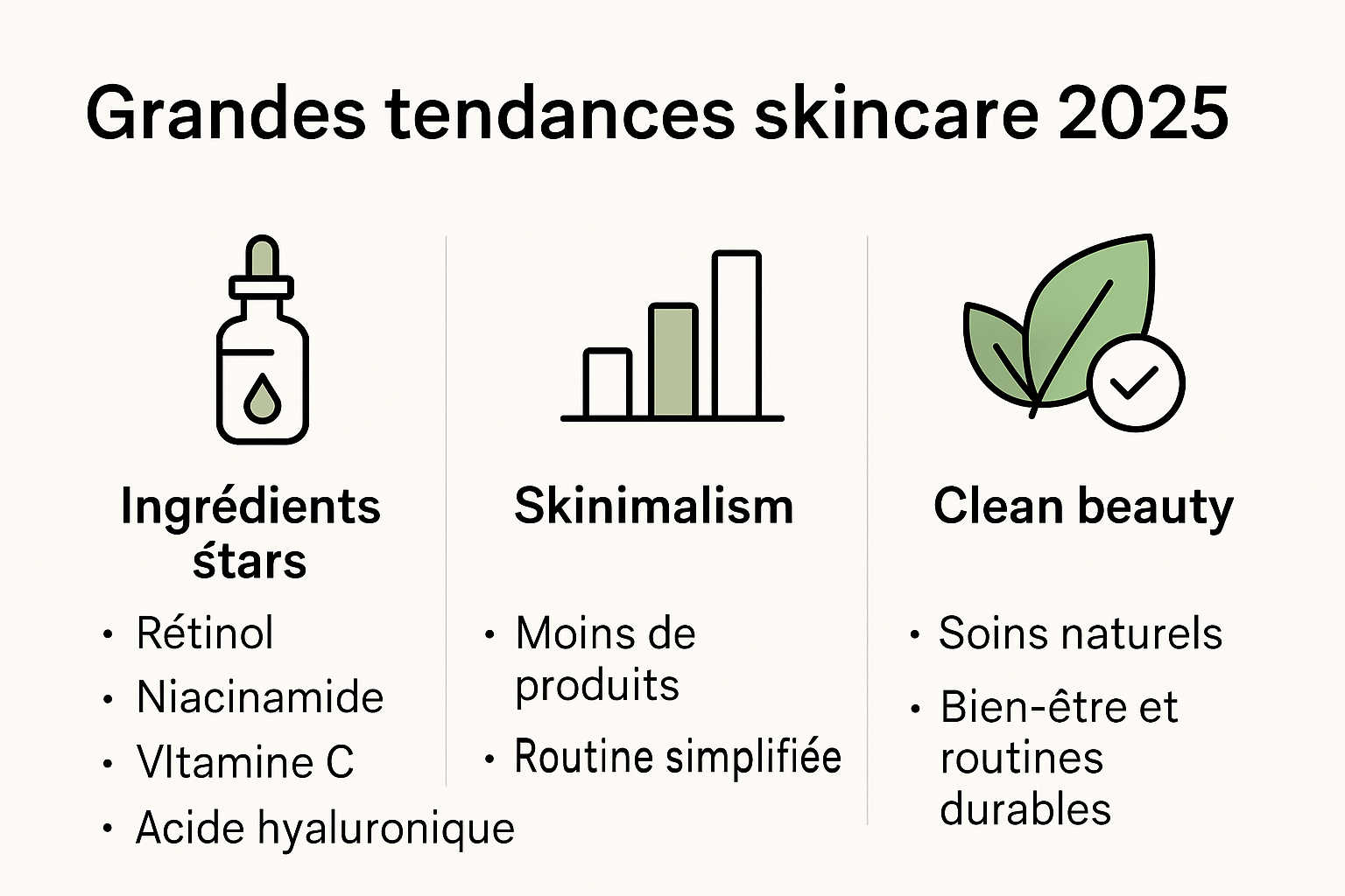 Principales tendencias skincare 2025 de un vistazo