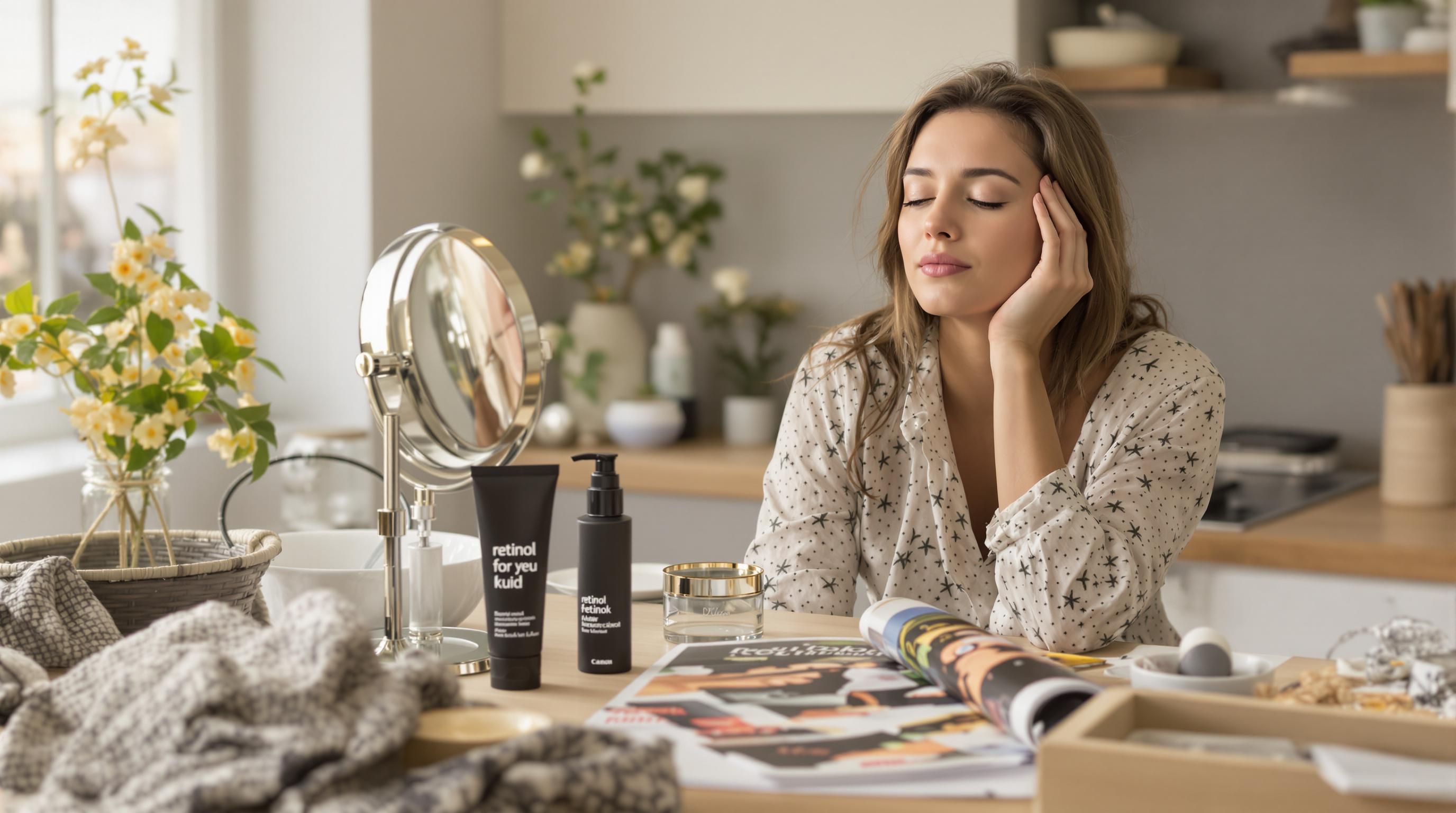 Retinol Hautpflege Mensch