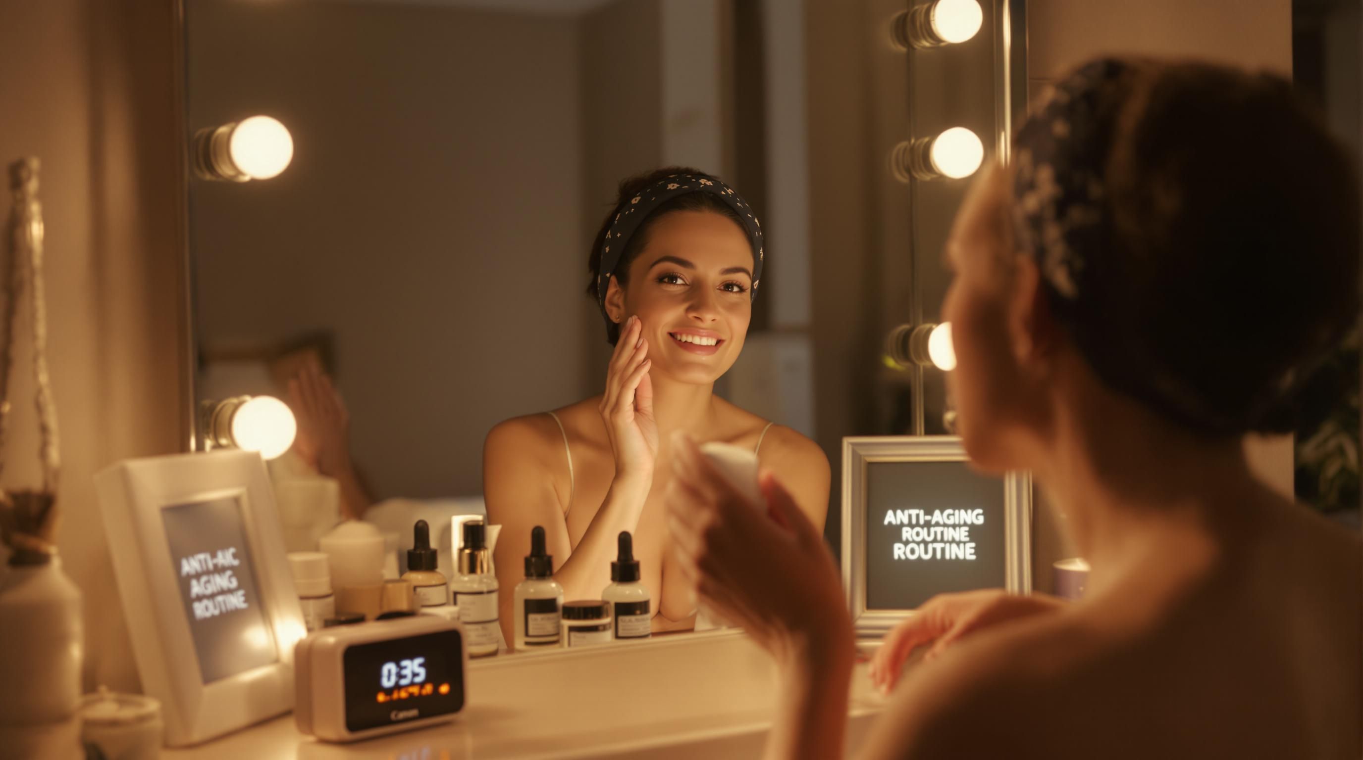 anti-aging skincare layering