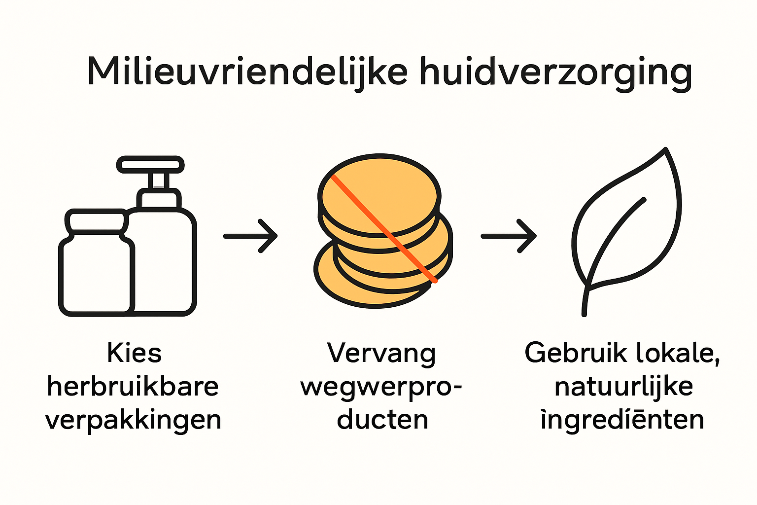 Übersicht nachhaltige Zero-Waste-Hautpflegeroutine