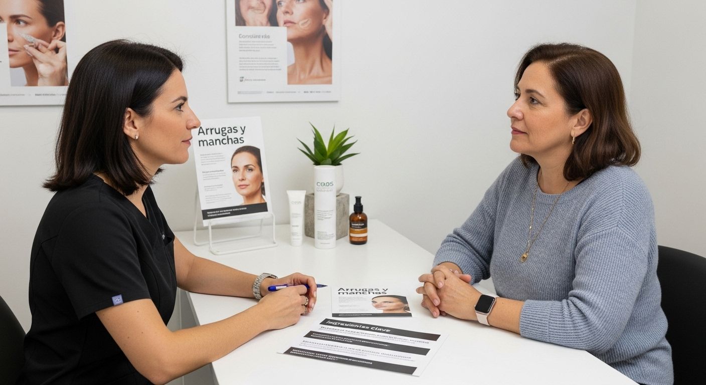 ingredientes arrugas manchas dermatología