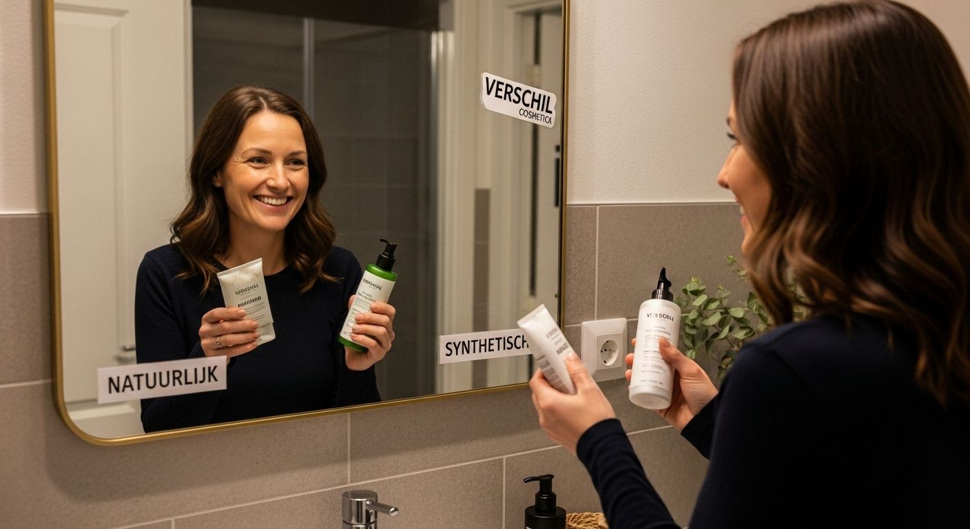 Unterschied Kosmetika Morgenroutine Badezimmer