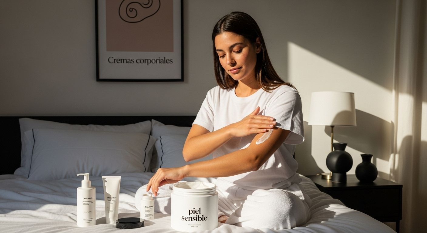cremas corporales para piel sensible