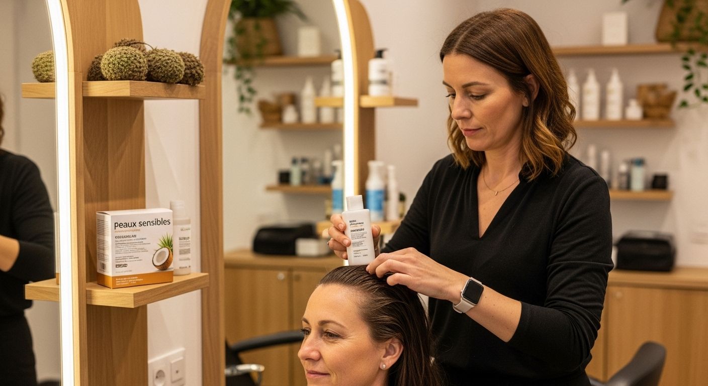 cuidado del cabello para pieles sensibles