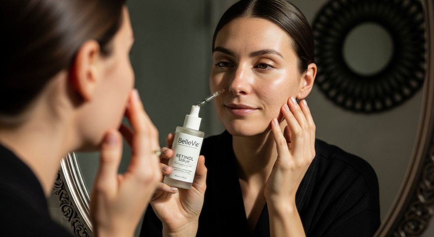 Retinol Anwendung Alltag Pflegeroutine