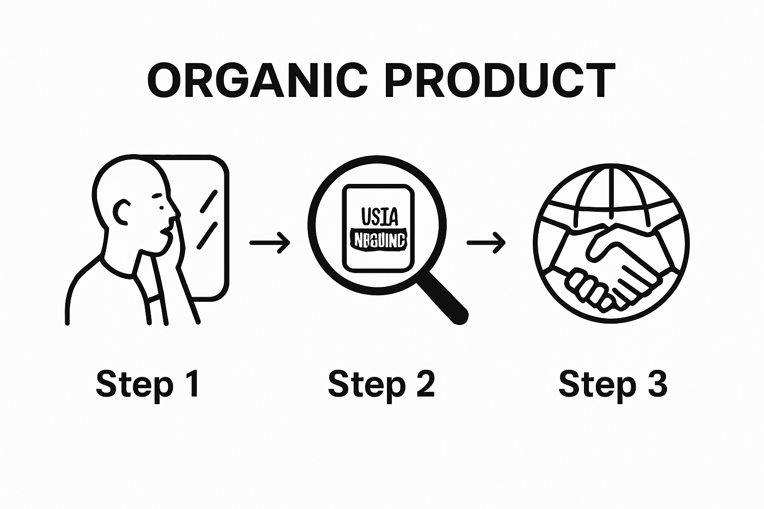 Three-step process choosing organic brands: skin check, label read, ethical brand