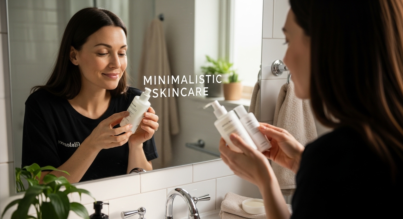 minimalistinen ihonhoitorutiini päivittäin