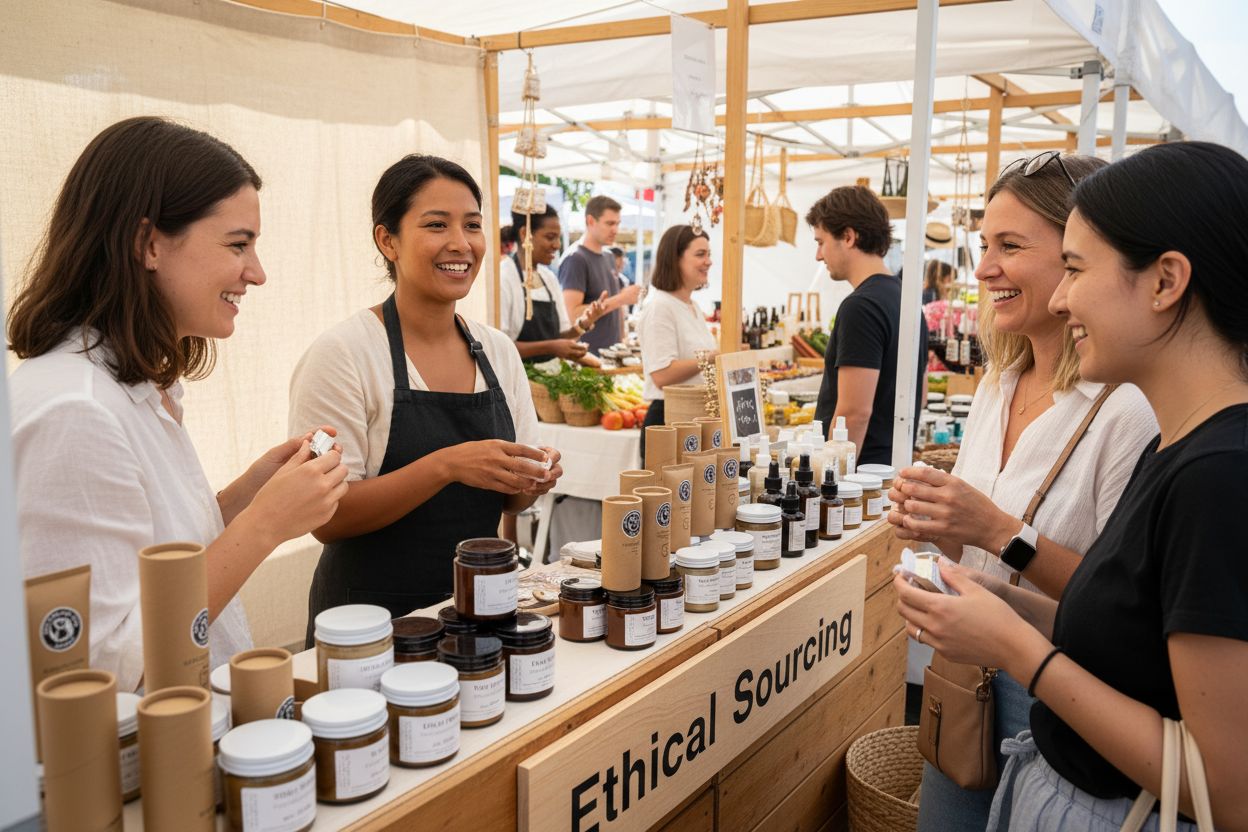 marché de la beauté d'origine éthique