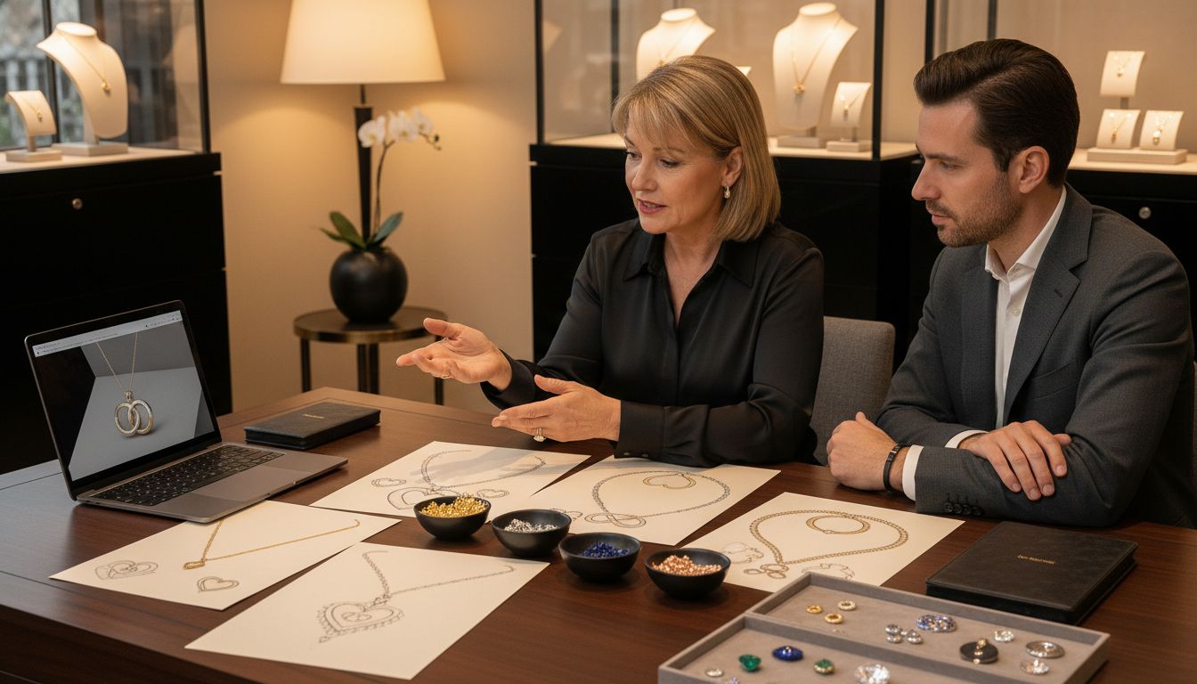 personalização joia cliente