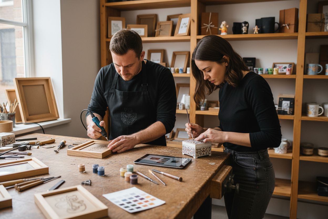 Personalisierung Handwerk Werkstatt