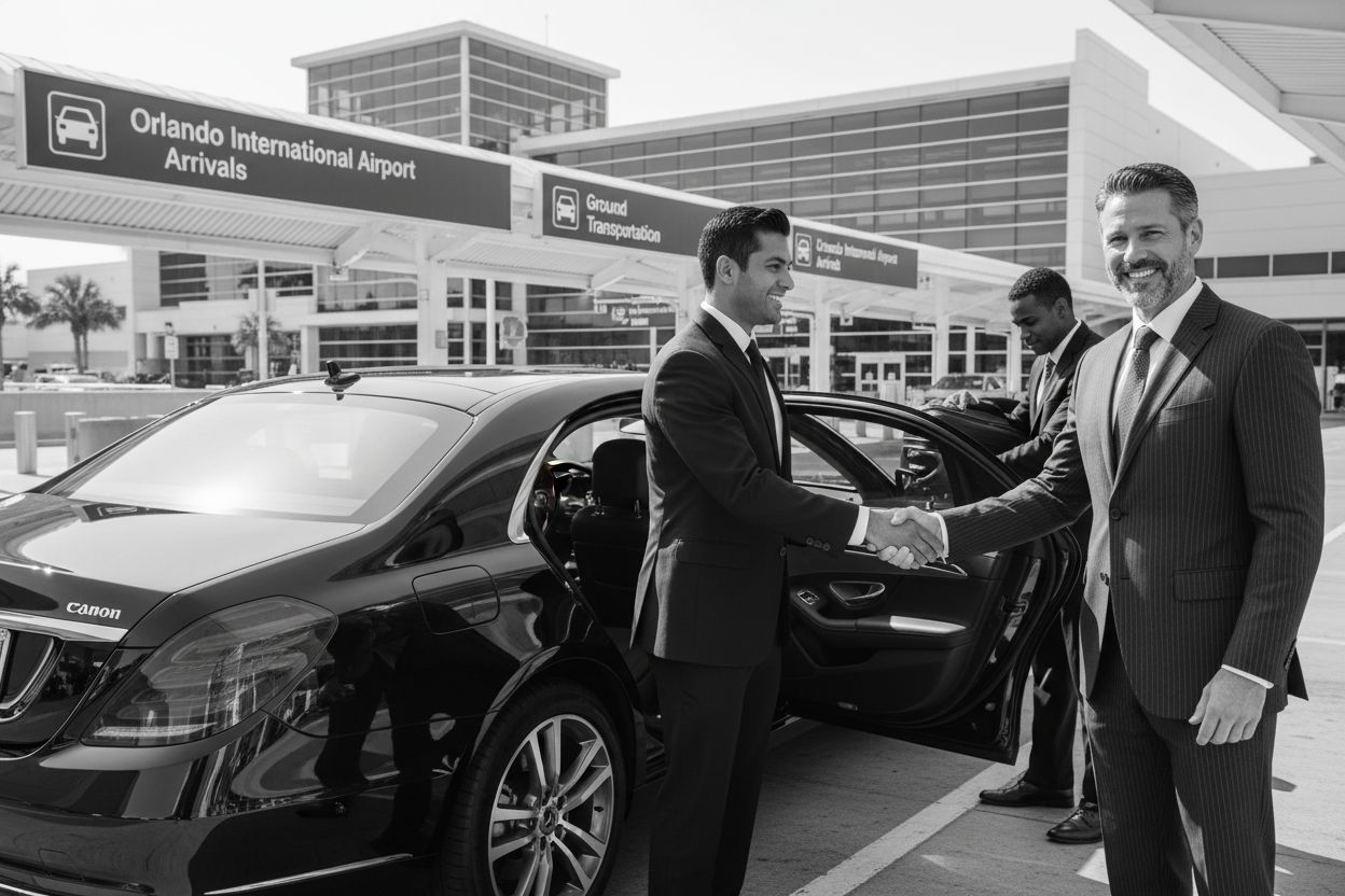 Orlando airport black car