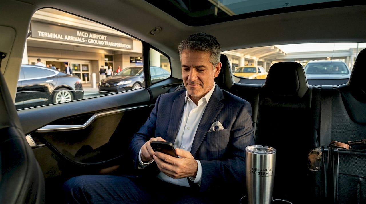 Executive booking car service in Orlando airport