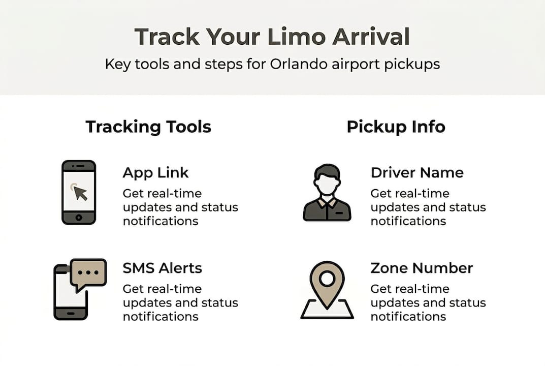 Infographic with tracking tools and pickup steps
