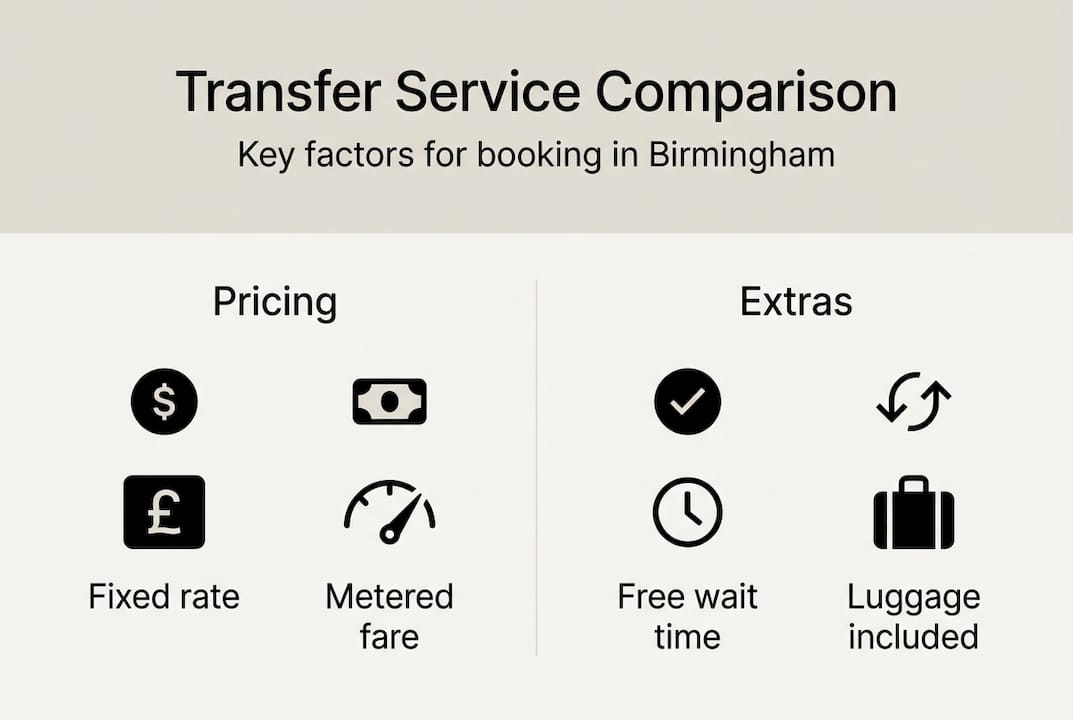 Infographic comparing transfer pricing and extras