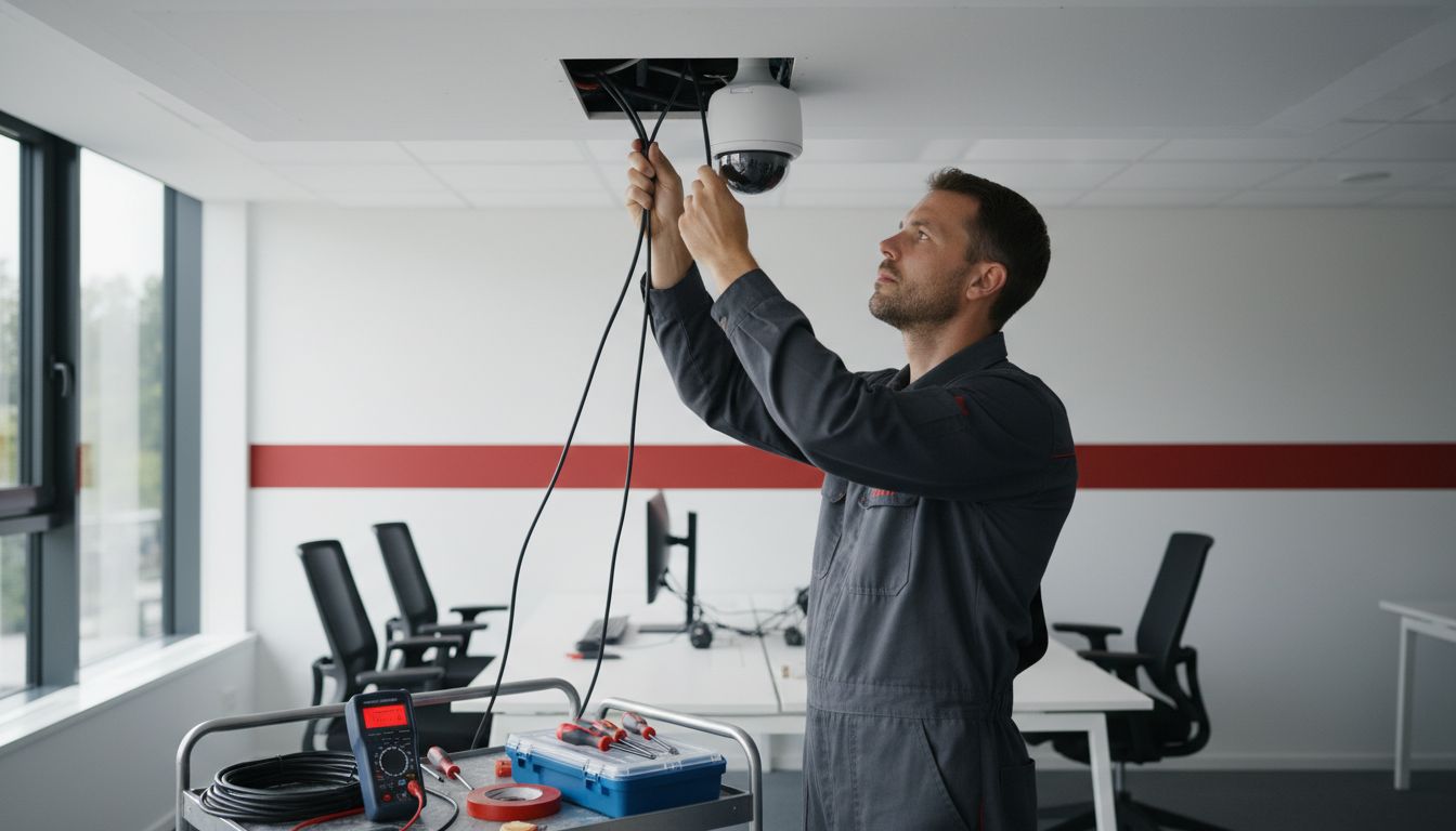 professional CCTV cabling