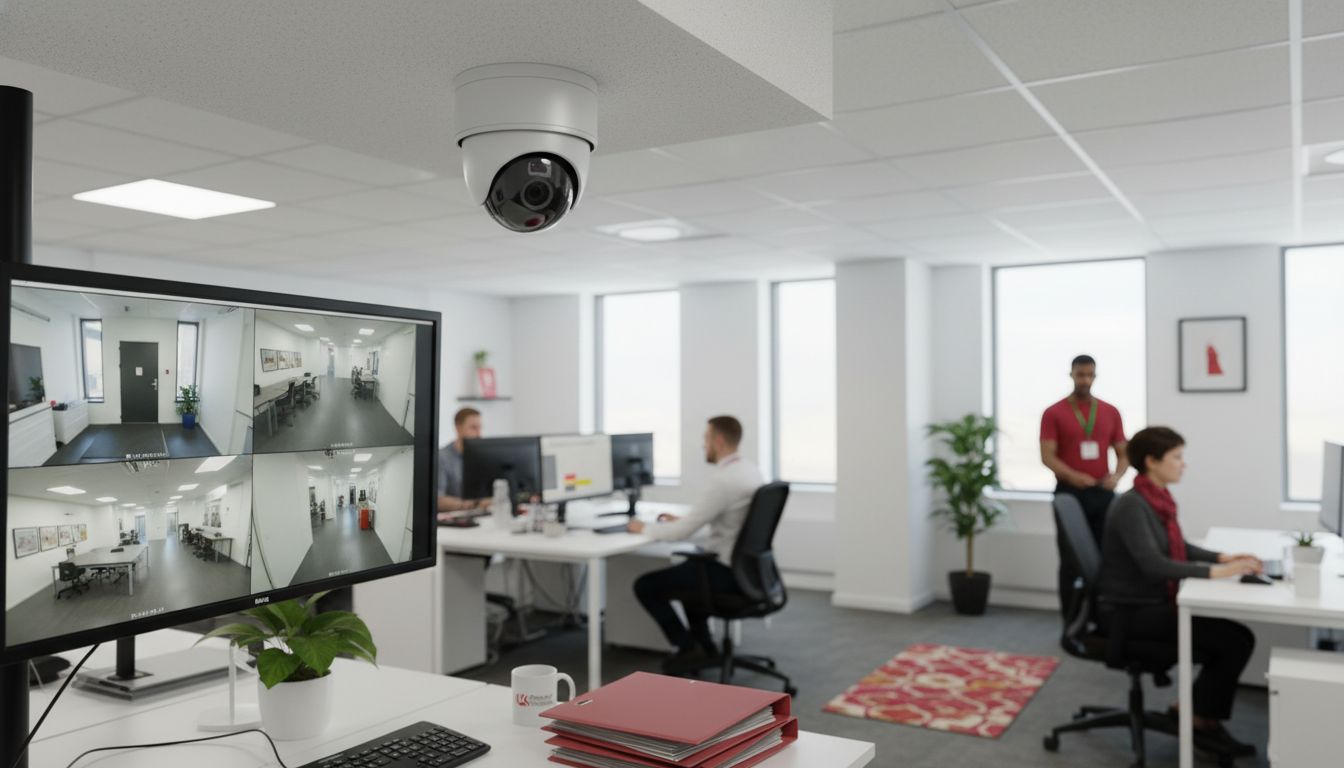 UK office CCTV