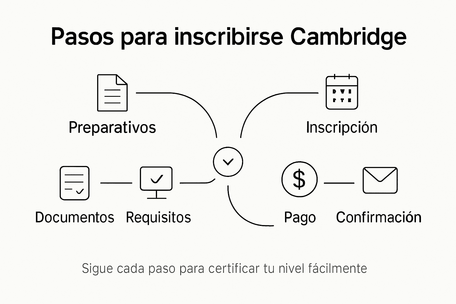 Infografía: ¿Cómo inscribirte al examen de Cambridge paso a paso?