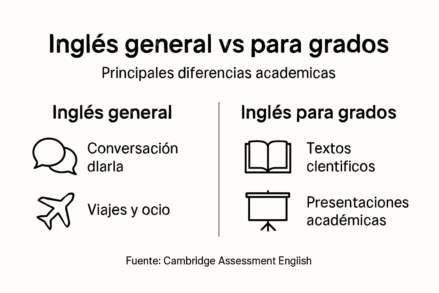 Infografía: ¿En qué se diferencia el inglés académico del inglés cotidiano?