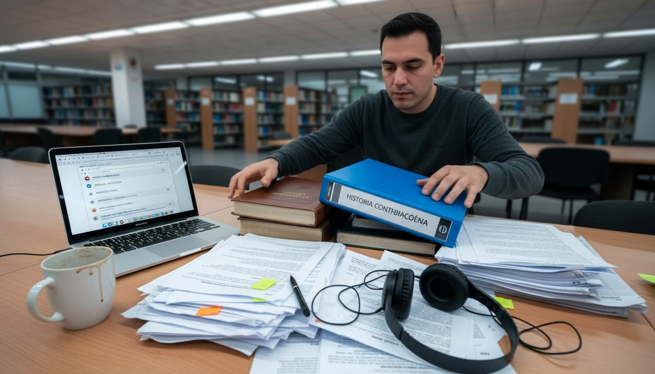 Gestión y clasificación de recursos y materiales en la biblioteca