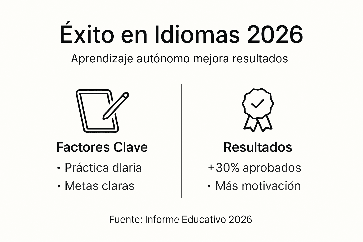 Infografía: Claves para tener éxito aprendiendo idiomas por tu cuenta