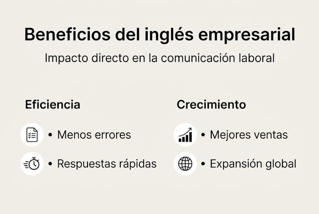 Infografía: Ventajas de dominar el inglés en el entorno laboral