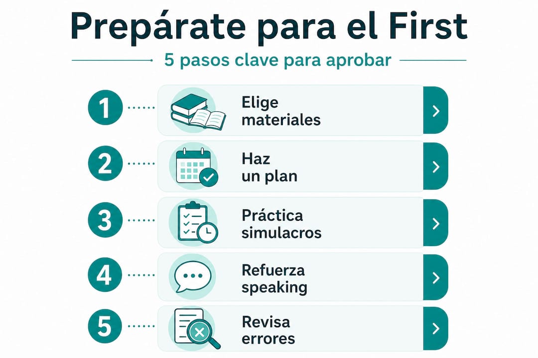 Pasos efectivos para preparar el examen First y aprobar - Academia Atenea