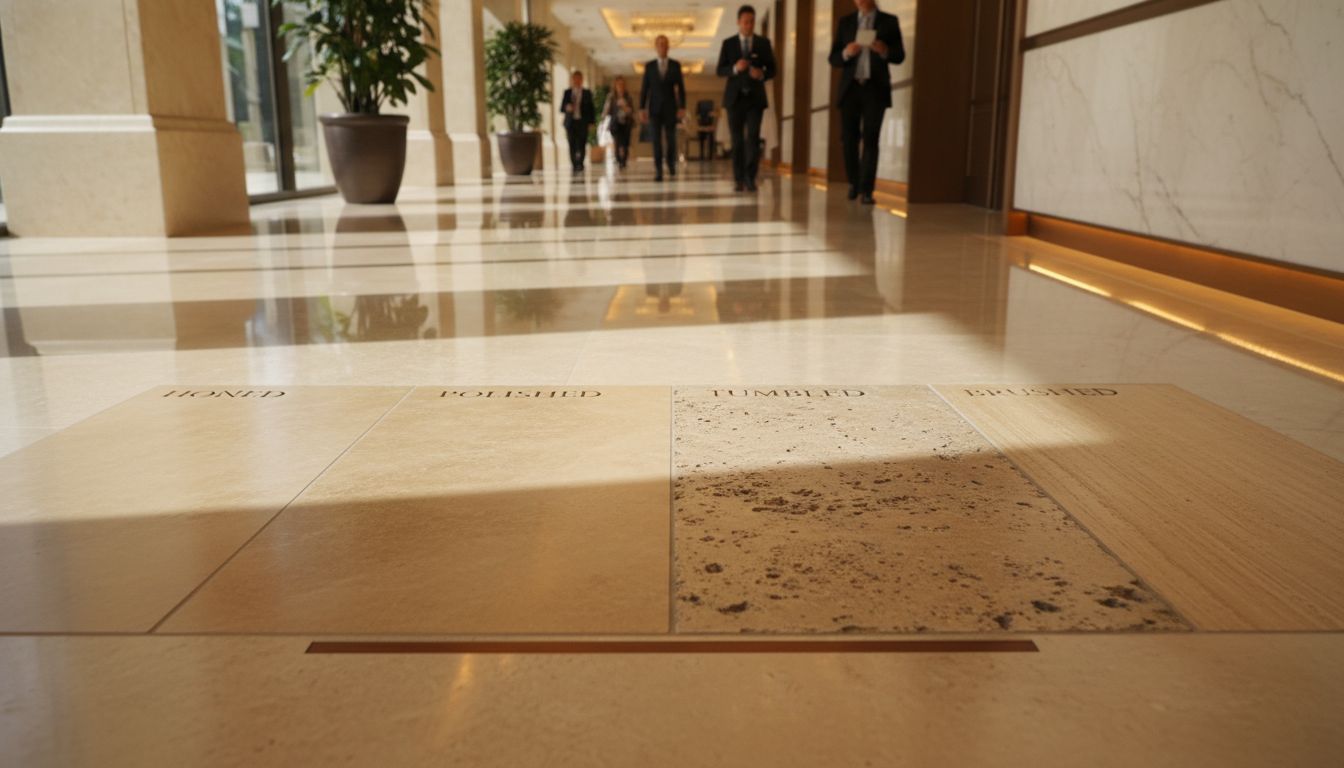 travertine tile types