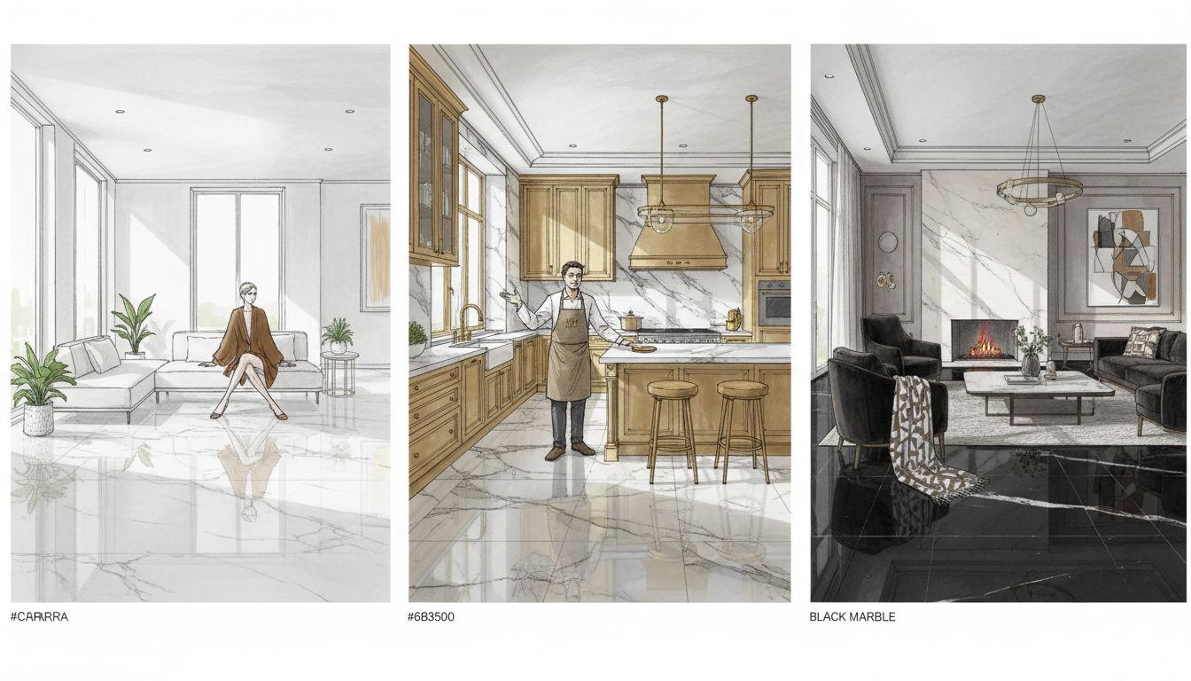 marble floor varieties