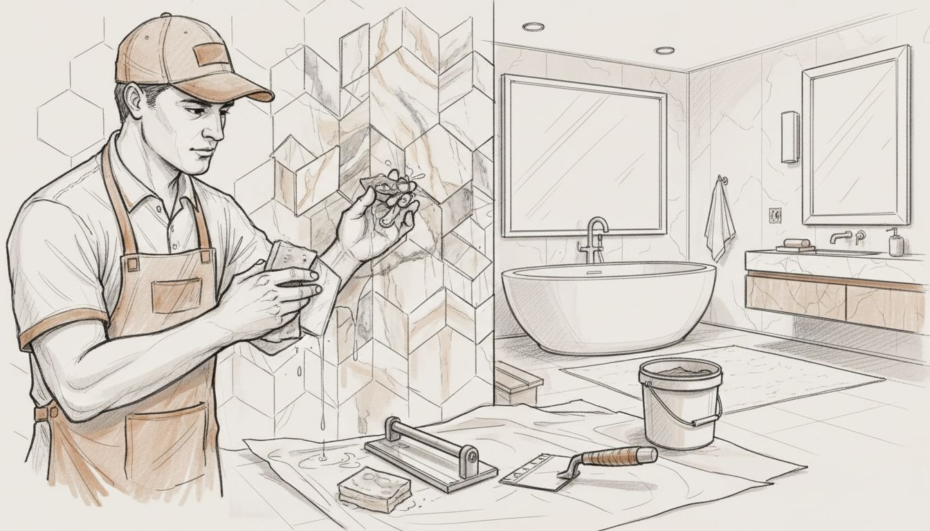 marble mosaic application