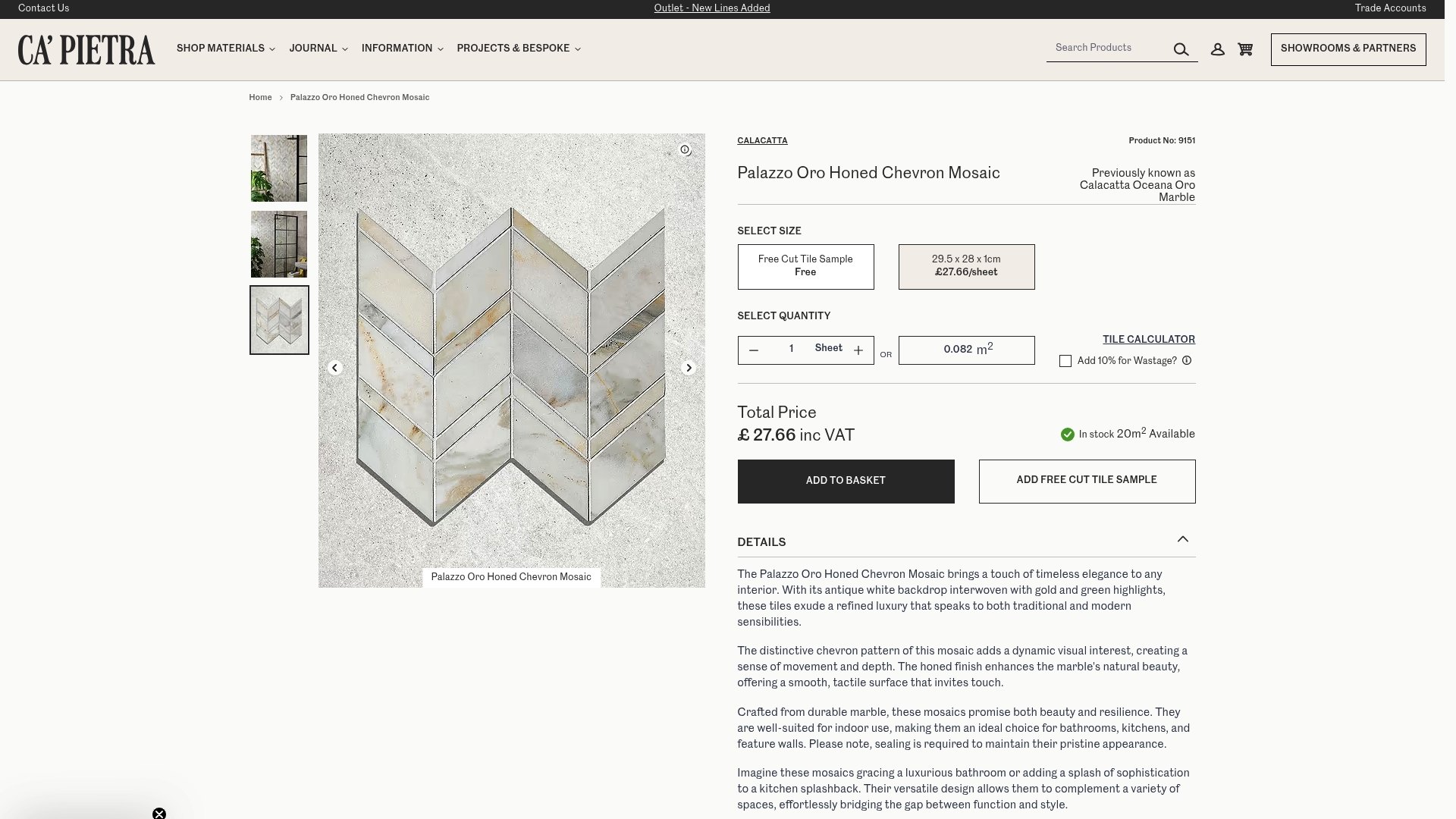 https://capietra.com/palazzo-oro-honed-chevron-mosaic