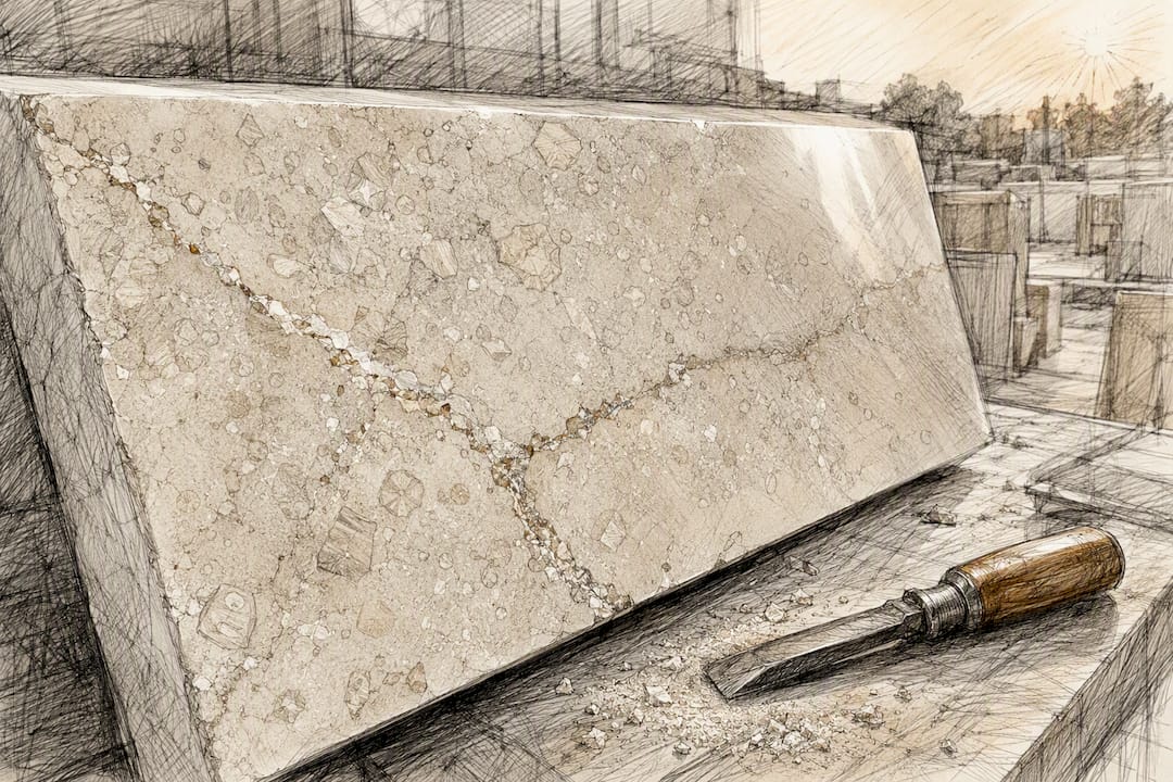 Close-up of marble slab polished grain