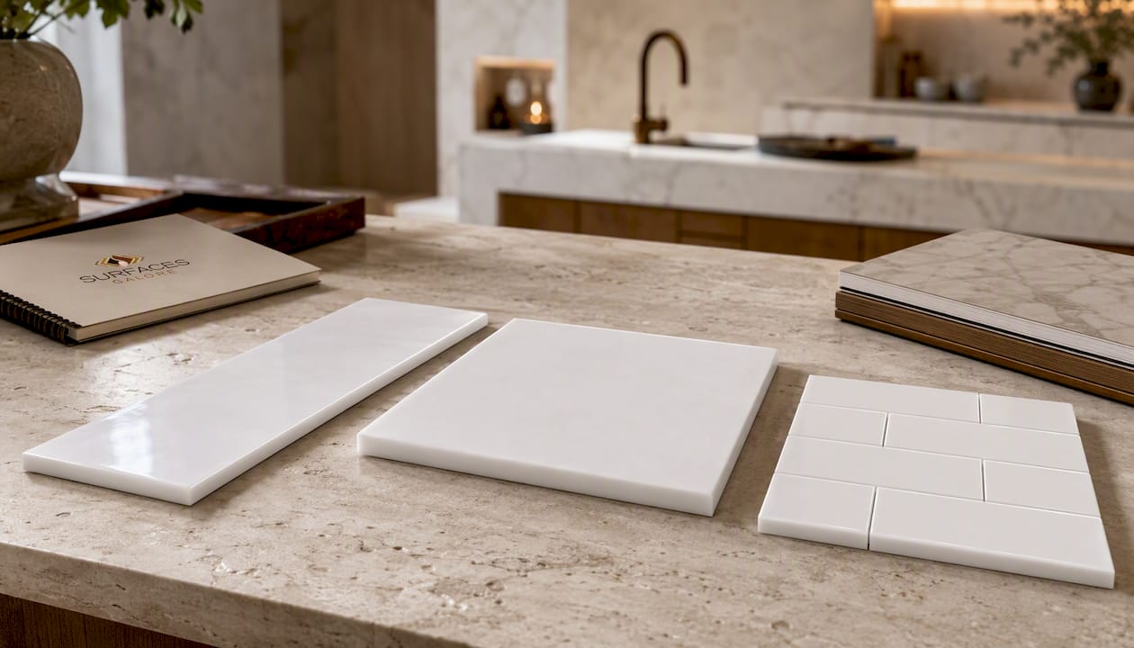 Thassos White 2X8 Marble Polished or Honed
