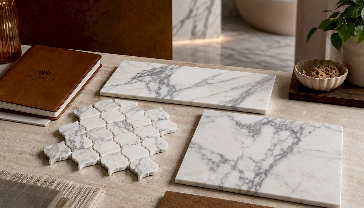 Arabescato Corchia 12X12 Marble Tile Polished or Honed