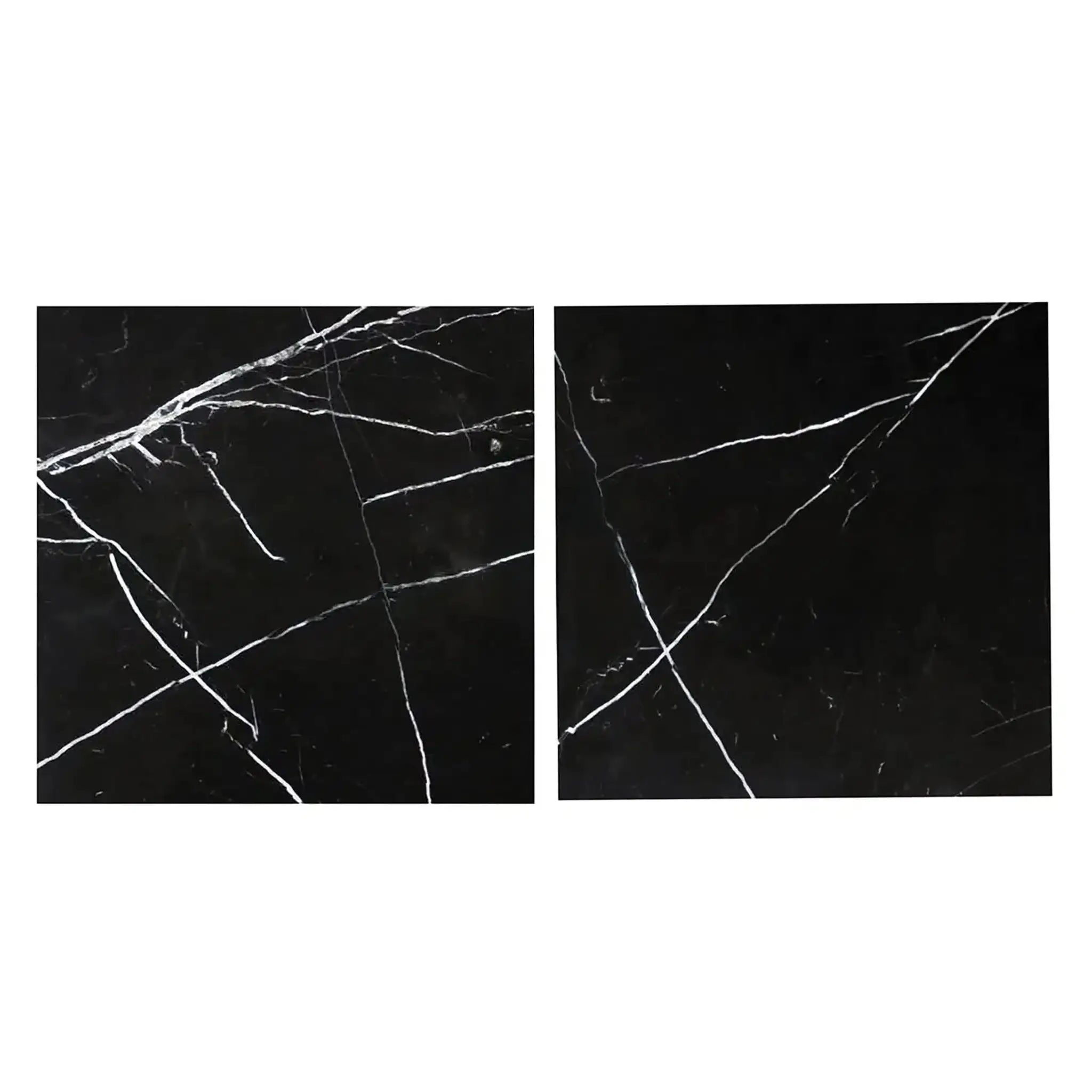 Nero Marquina / Black Marble 24X24 Polished or Honed