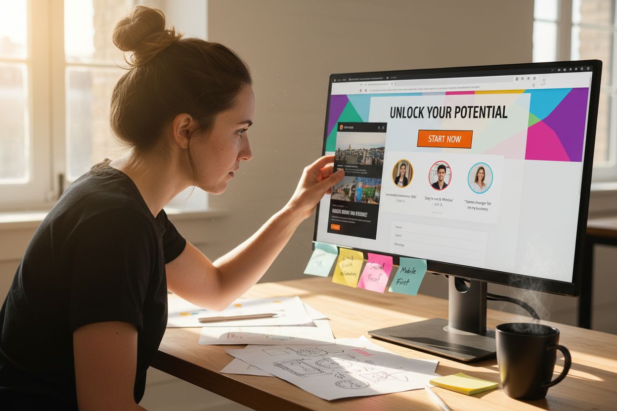 business owner landing page
