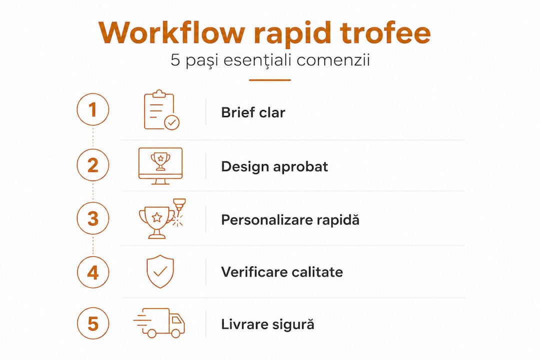 Infografic: etapele esențiale pentru obținerea rapidă a trofeelor
