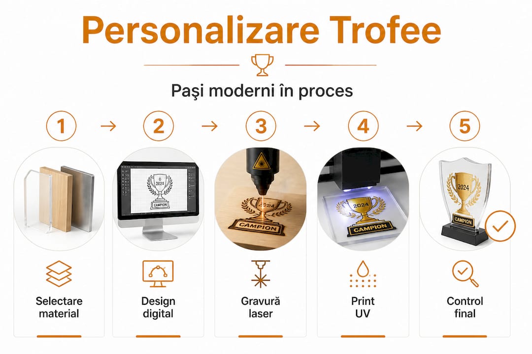 Infografic: cum personalizezi trofeele în stil modern, pas cu pas