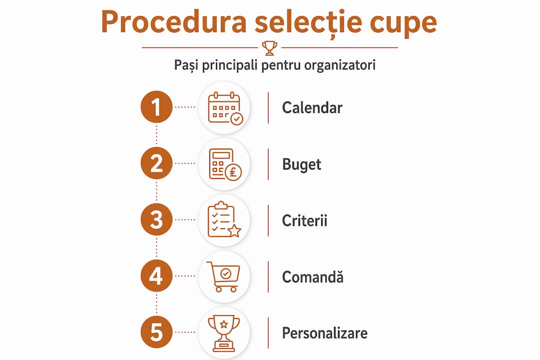 Infografic: etapele de alegere a cupelor potrivite pentru fiecare echipă