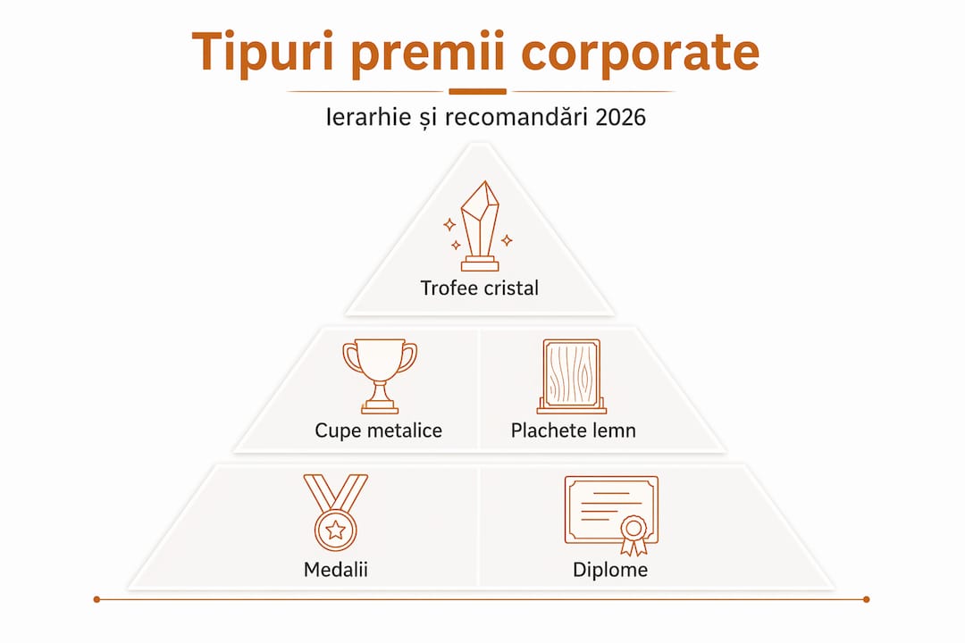 Infografic care prezintă structura premiilor acordate în companiile din România