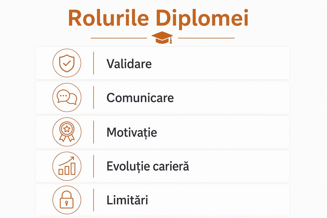 Infografic: Cum influențează diploma parcursul profesional și motivația personală