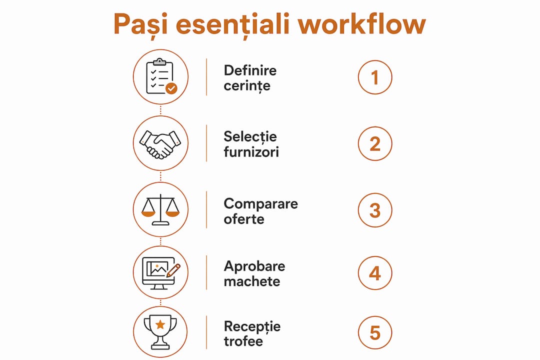 Infografic: etapele de bază în alegerea cupelor pentru premiere