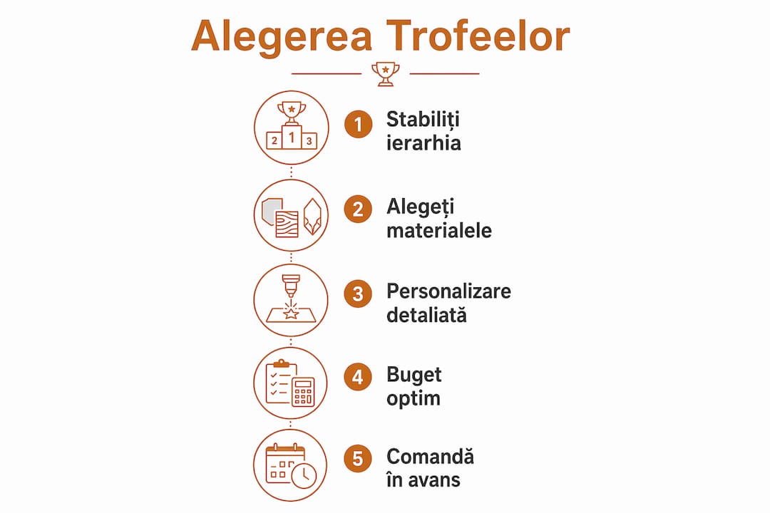 Infografic: etapele esențiale în selectarea trofeelor pentru olimpiadele naționale