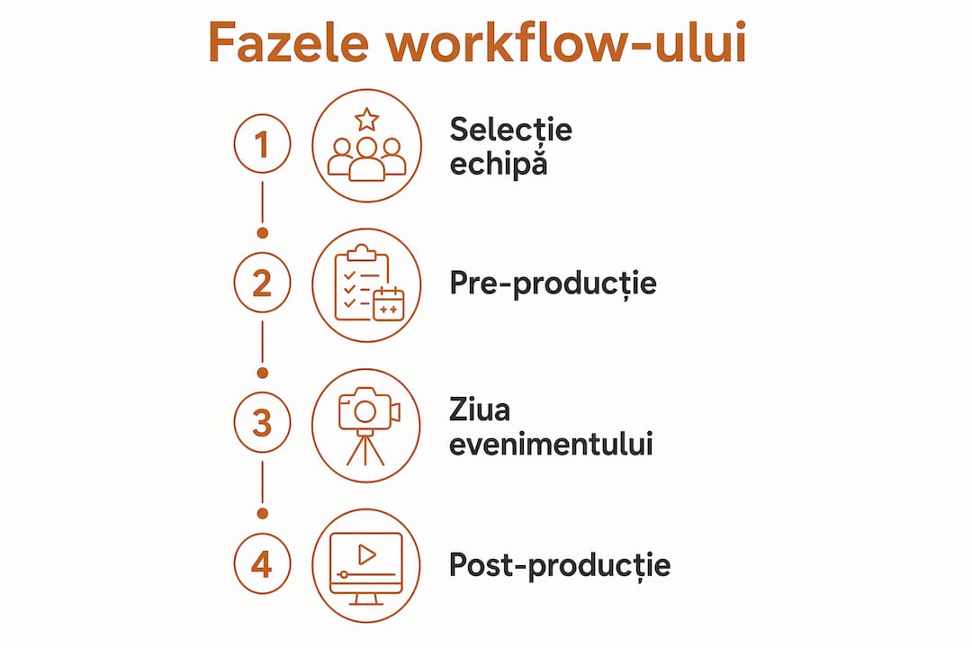 Infografic: pașii esențiali în organizarea unui eveniment sportiv
