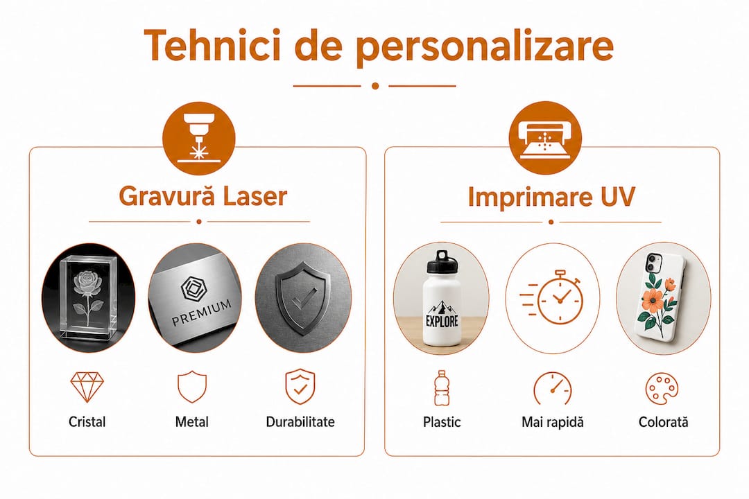 Infografic: comparație între principalele metode de personalizare a trofeelor