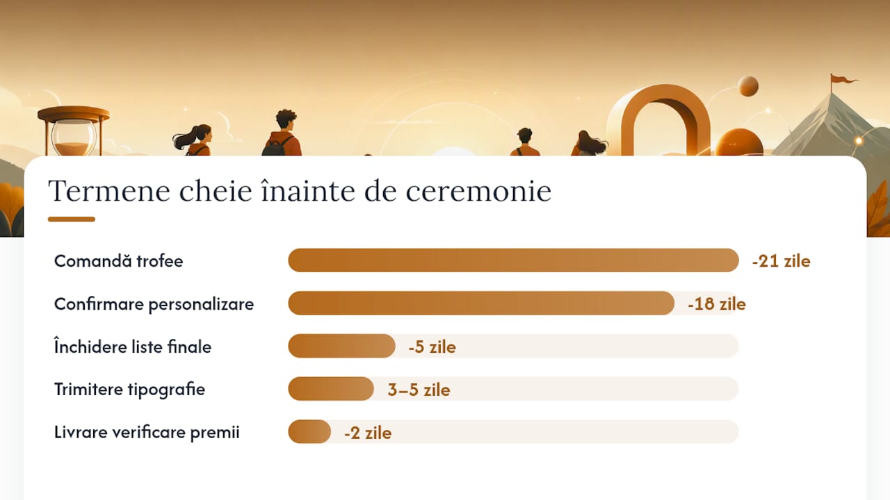 Ilustrarea etapelor și a atribuțiilor în procesul de acordare a premiilor la olimpiadă