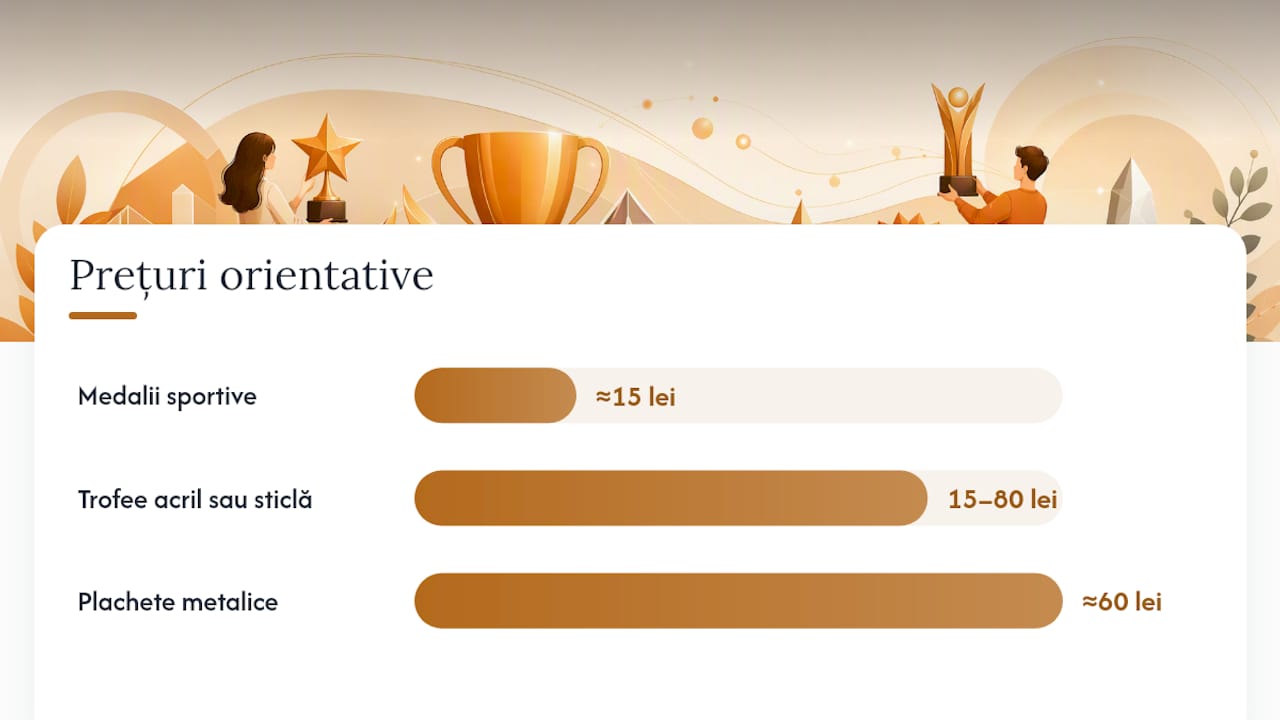 Cât costă și cât durează producția premiilor personalizate? — overview diagram