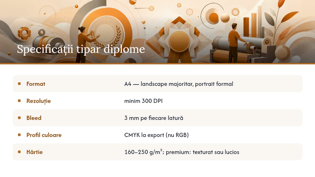Ce hârtie și format alegi pentru tipar — overview diagram