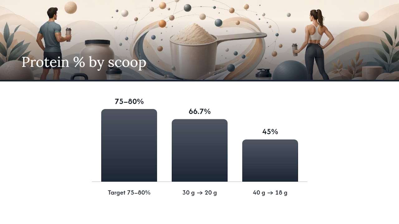 How to pick a quality whey powder — overview diagram
